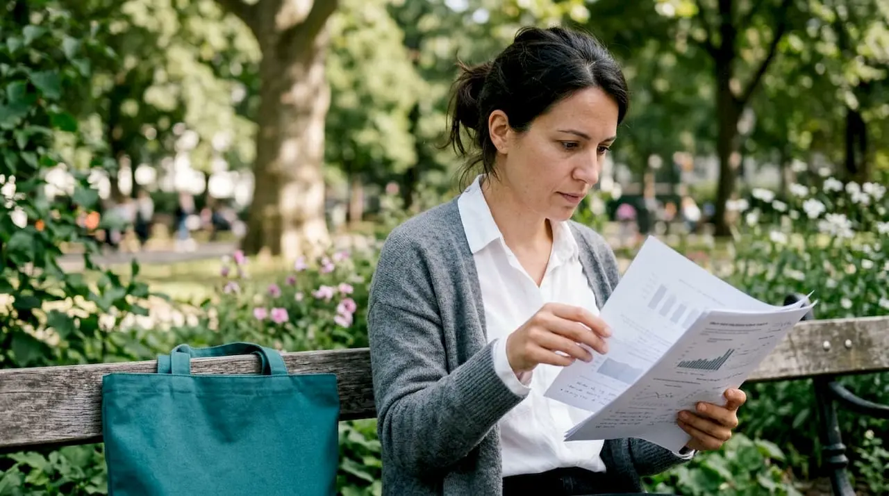 Innovation expert analyzing R&D benchmarking data