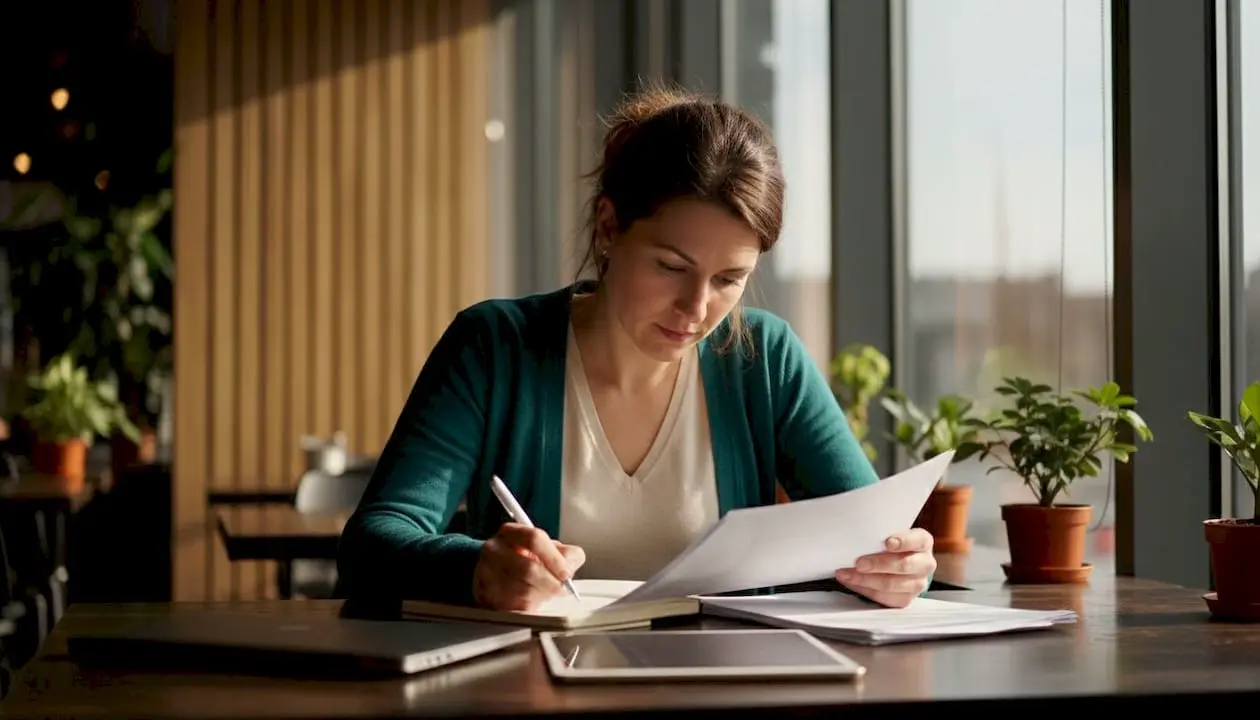 Female engineer, head of the Research and Development team, leading an innovative project on artificial intelligence.