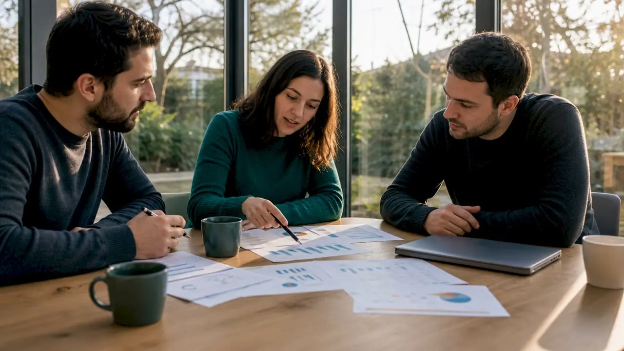 Working group dedicated to data analysis for the development of an artificial intelligence project.